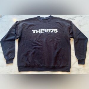 THE1975 Official Merch Distressed tear/burn Design Sweatshirt Men XXL UNISEX